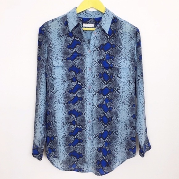 Equipment Silk Snake Skin Top